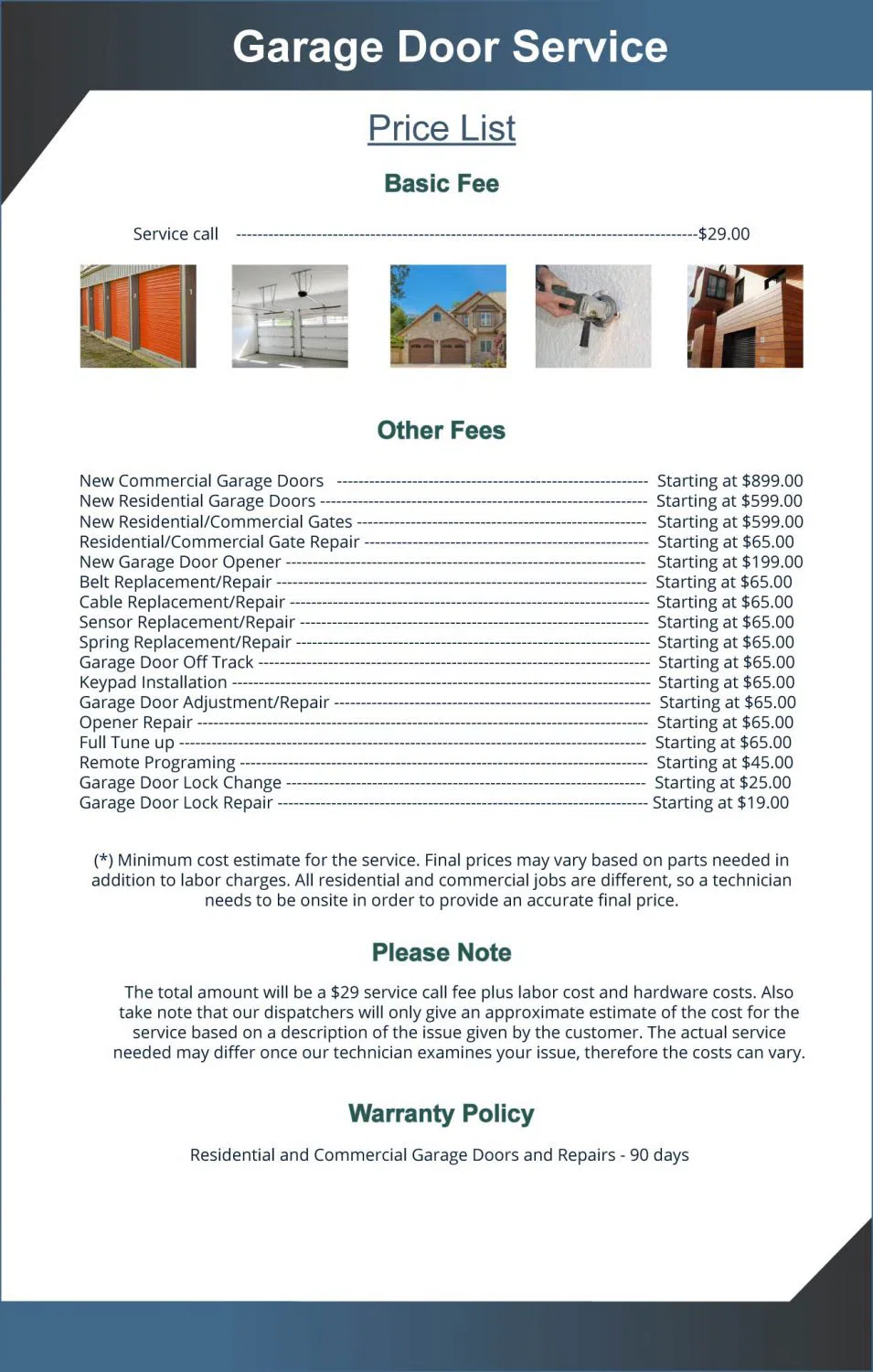 Golden Garage Door Service Atlanta, GA 404-602-9390